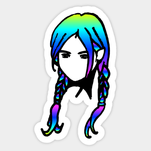 pastel gothic Sticker